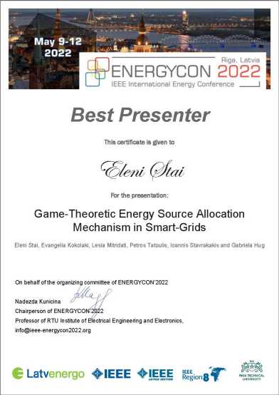 Best Presenter Energycon 2022